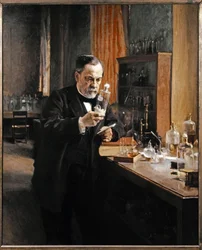 Louis Pasteur ve své laboratoři