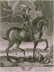 Jezdecký portrét Olivera Cromwella (1599-1658) kolem roku 1655