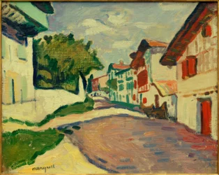 A.Marquet, Sunny Street v Ciboure