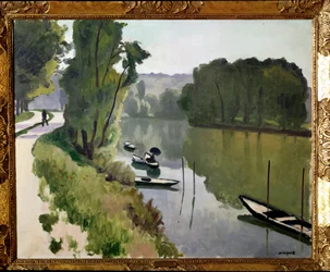 Krajina Ile de France, 20. století (olej na plátně)