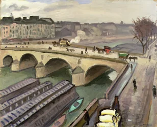 Seina v Paříži, kolem roku 1907 (olej na plátně)