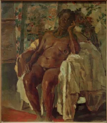 Sedící žena (Sedící černoška)