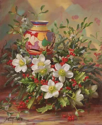 AB882 zimní květiny