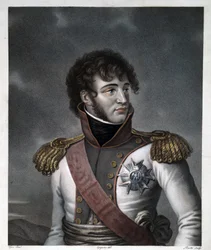 Portrét Joachima Murata - Gregorius, Albert (1774-1853) - cca 1806 - Lept, akvarel - 48,5x38 - Soukromá sbírka