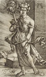 Judith s hlavou Holofernes,.n.d.