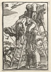 Pád a vykoupení člověka: Sestup z kříže, c. 1515.