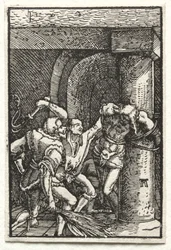 Pád a vykoupení člověka: bičování Krista, c. 1515.