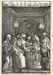 The Fall and Redemption of Man: Joachims Offering Rejected by High Priest, c. 1515.