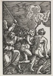 Pád a vykoupení člověka: Vyhnání z ráje, c. 1515.