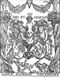Knihovna Willibalda Pirkheimera, c1502-1503, 1906