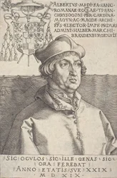 Kardinál Albrecht Braniborský Malý kardinál, 1519.