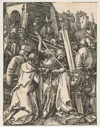 Kristus nesoucí kříž, z Malých pašijí, ca. 1509.