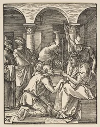 Kristus korunovaný trny, z Malé vášně, ca. 1509.