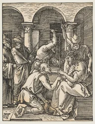 Kristus korunovaný trny, z Malé vášně, ca. 1509.