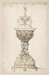 Design pro stolní fontánu, 1509