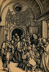 Die Belchneidung Christi, Obřízka Krista, c1505.