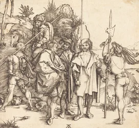 Pět vojáků a Turek na koni, 14951496.