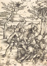 Hercules dobývá Cacus Hercules, c. 1496