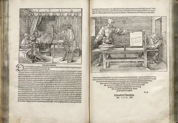 Ilustrace ze Čtyř knih o lidském poměru, 1528