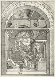 Život Panny Marie: Zvěstování, 1504-1505.
