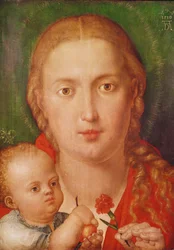 Madona s karafiátem, 1516