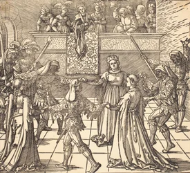 Maškarní tanec s pochodněmi, c. 1516.