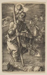 Svatý Kryštof, pohled vpravo