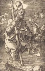 Saint Christopher Facing Right, 1521.