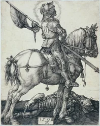 Svatý Jiří na koni (Bartsch 54)