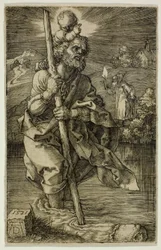 St. Christopher Tváří v tvář Vpravo