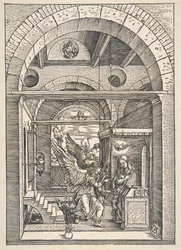 The Annunciation, from The Life of the Virgin, Latin Edition, 1511.n.d.