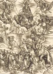 Bestie se dvěma rohy jako beránek, 1498.