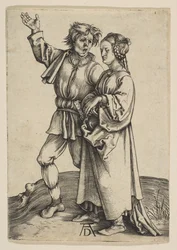 Rolník a jeho žena, ca. 1497.