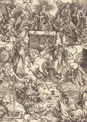 Sedm andělů s trubkami, pravděpodobně c. 14961498.