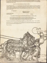 Triumfální vůz Maxmiliána I. (Velký triumfální vůz) [deska 8 z 8]