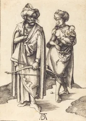 Turecká rodina, c. 14951496.