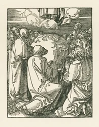 Nanebevstoupení Páně, asi 1510 (dřevoryt)