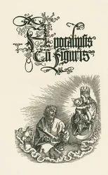 Titulní list druhého latinského vydání z roku 1511 (dřevoryt)