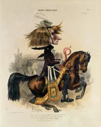 Karikatura Franze Liszta (1811-86)