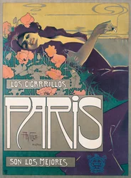 Plakát Cigarrillos Paris od Alearda Villa