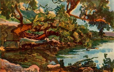 Jezero Nemi, 30. léta 1965.