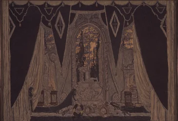 Scénografie ke hře Don Juan od J.-B. Molliére, 1910