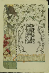 Divadelní program k divadelní hře Faust, 1902
