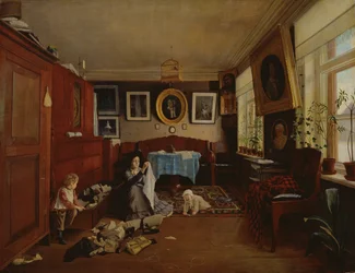 Interiér, 1879