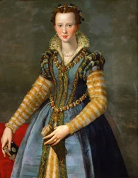 Portrét Marie Medicejské 1540-1557, kolem roku 1555