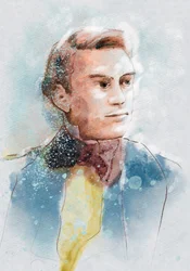 Alfred Nobel, 2023 (ilustrace)