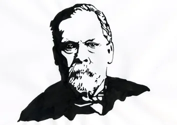 Louis Pasteurin (1822-1895), englantilaisen kemistin ja mikrobiologin muotokuva