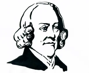 Portrét filozofa a ekonoma Adama Smithe (1723-1790) Kresba