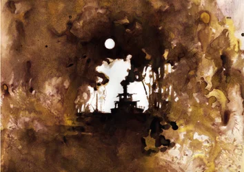 Lodní ilustrace nového filmu „V srdci temnoty“ od Josepha Conrada. 2012