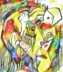 Pohled, 2016, (kombinovaná média)